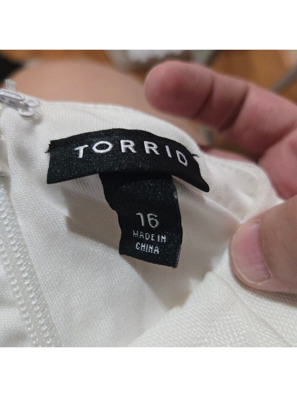 Torrid White Embroidered Tulle Fit & Flare Midi Dress Size 16 - Picture 3 of 15